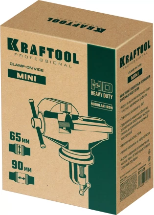 Тиски KRAFTOOL MINI настольные 32713-75 купить в Урае