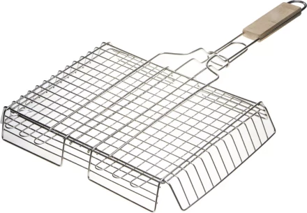 Решетка-гриль GRINDA &quot;BARBECUE&quot;, объемная, нержавеющая сталь, 340х260мм 424732 купить в Урае