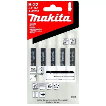 Пилки для лобзика Makita B-22 A-85737 купить в Урае