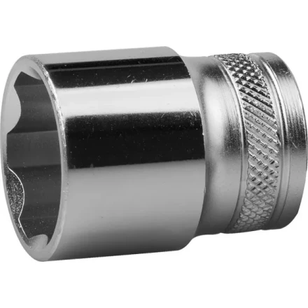 Торцовая головка KRAFTOOL &quot;INDUSTRIE QUALITAT&quot;, Cr-V, FLANK, хромосатинированная, 1/2&quot;, 23 мм 27805-23_z01 купить в Урае