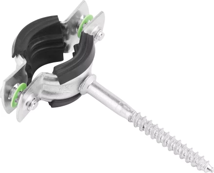 ЗУБР. Хомут трубный оцинкованный, с шурупом, 1/2&quot;, 1шт 37854-20-24-1 купить в Урае