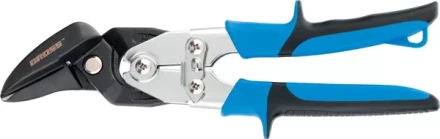 Ножницы по металлу&quot;PIRANHA&quot;,усиленные,255 мм,прямой и правый рез,сталь-СrMo,двухкомп.рукоятки GROSS 78351 купить в Урае