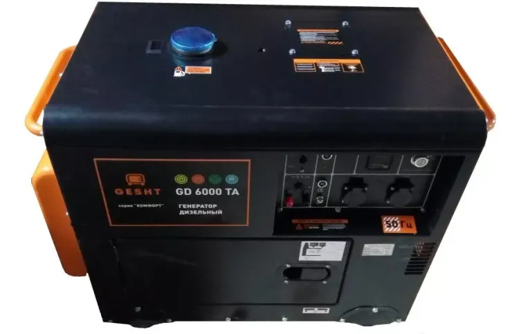 Дизельный генератор Gesht GD6000TA купить в Урае