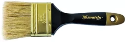 Кисть плоская "Профи" 4" натуральная щетина деревянная ручка MATRIX 83155