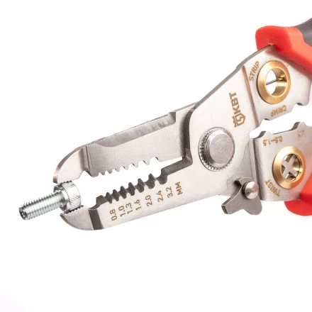 Многофункциональный стриппер КВТ WSS-02 для снятия изоляции с проводов 0.5–6.0 мм (102399) купить в Урае