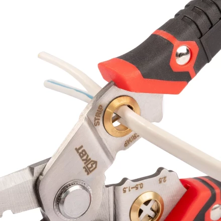 Многофункциональный стриппер КВТ WSS-02 для снятия изоляции с проводов 0.5–6.0 мм (102399) купить в Урае