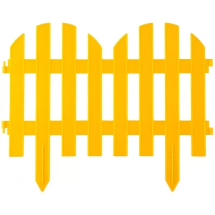 Забор декоративный GRINDA &quot;ПАЛИСАДНИК&quot;, 28x300см, желтый 422205-Y купить в Урае