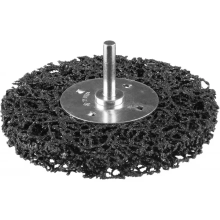 ЗУБР &quot;ПРОФЕССИОНАЛ&quot;. Щетка дисковая для дрели, нейлоновая проволока с абразивным покрытием, с открытой агрессивной структурой, 50мм 35162-050_z01 купить в Урае