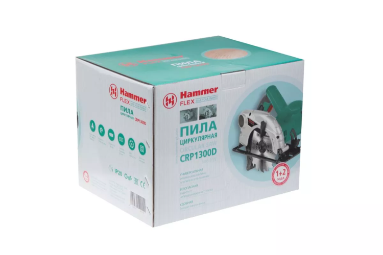 Пила циркулярная HAMMER CRP1300D купить в Урае