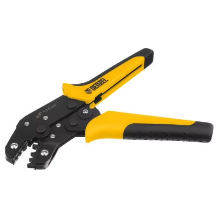 Клещи для обжима неизолированных наконечников НК и НВ, разъемов РП, 1,5 - 6 мм2 Denzel 17746 купить в Урае