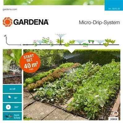 Шланг сочащийся 13 мм (1/2”) 40 м с фитингами GARDENA купить в Урае