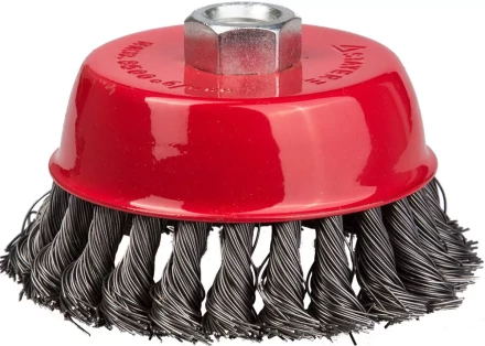 STAYER &quot;PROFESSIONAL&quot;. Щетка чашечная для УШМ, жгутированная стальная проволока 0,5мм, 100ммхМ14 35128-100_z01 купить в Урае