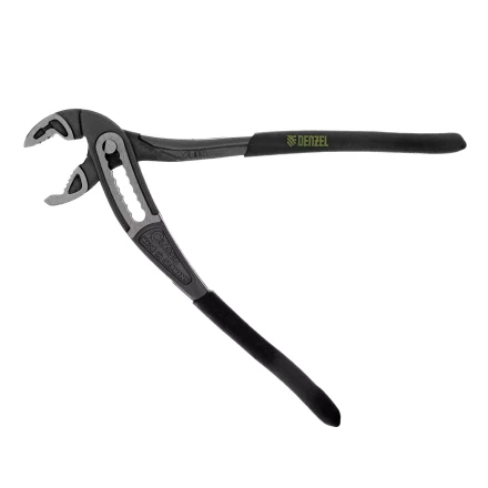 Клещи переставные Denzel 17901, обливные рукоятки, 180 мм купить в Урае