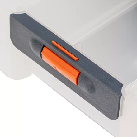 Органайзер для хранения с выдвижными лотками Stels 310х150х260мм, 4 секции, пластик Россия 90728 купить в Урае