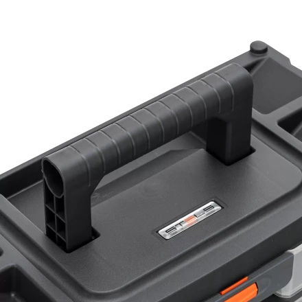 Органайзер для хранения с выдвижными лотками Stels 310х150х260мм, 4 секции, пластик Россия 90728 купить в Урае