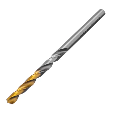 Сверло спиральное по металлу Denzel 4,5 x 80 мм, Р6М5, Golden Tip, 718231 купить в Урае