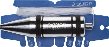 Отвес ЗУБР &quot;ЭКСПЕРТ&quot; строительный со шнуром и безопасным наконечником, 200 г 06347-20_z01 купить в Урае