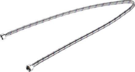 Подводка гибкая ЗУБР для воды, оплетка из нержавеющей стали, г/г 1/2&quot; - 1м 51005-G/G-100 купить в Урае