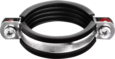 Хомут трубный с гайкой, оцинкованный, 2&quot;, 7шт, ЗУБР Мастер 37850-59-65 37850-59-65 купить в Урае