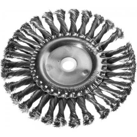 DEXX. Щетка дисковая для УШМ, жгутированная стальная проволока 0,5мм, 175ммх22мм 35100-175 купить в Урае