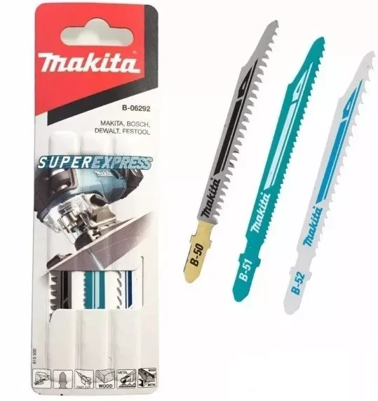Набор пилок B-06292 для лобзика Makita Super Express, (В50,В51,В52) купить в Урае
