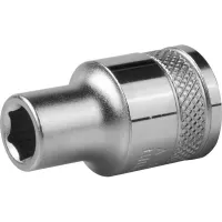 Торцовая головка KRAFTOOL "INDUSTRIE QUALITAT", Cr-V, FLANK, хромосатинированная, 1/2", 9 мм 27805-09_z01