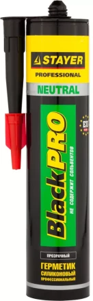 Герметик STAYER &quot;MASTER&quot; нейтральный силиконовый, прозрачный, 260мл 41217-2_z01 купить в Урае