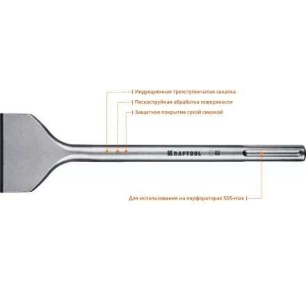 Зубило SDS-Max 29335-80-300 купить в Урае