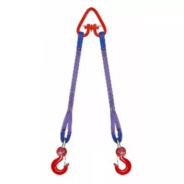 Строп текстильный двухветвевой 2СТ 1.25 т L=4 м SF7 30 мм Звено РТ-3 купить в Урае