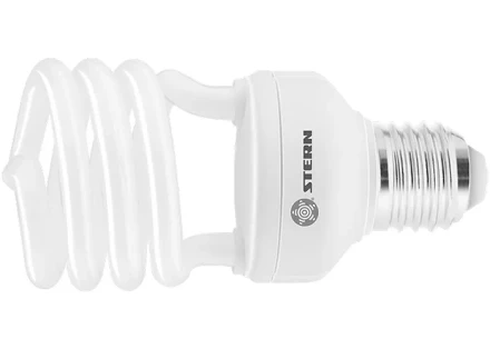 Лампа компактная люминесцентная полуспиральная 15W 4100K E27 8000ч Stern 90912 купить в Урае