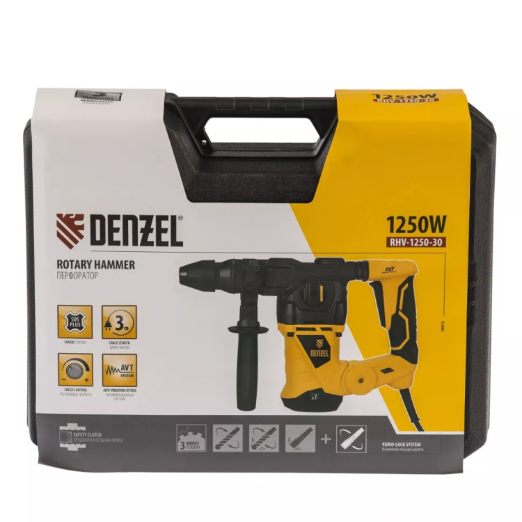 Перфоратор RHV-1250-30 Denzel 26612 купить в Урае