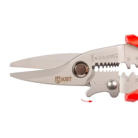 Многофункциональный стриппер КВТ WSS-03 для снятия изоляции с проводов 0.35–6.0 мм (102400) купить в Урае