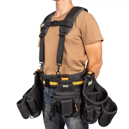 Комплект быстросъемных поясных сумок с ремнем-кушаком и разгрузочными лямками КВТ СМ-14 (102653) купить в Урае