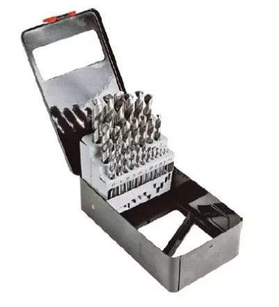 Набор сверл по мет 1,0-13,0мм 25шт белые, мет. коробка Кратон 1 05 01 015 купить в Урае