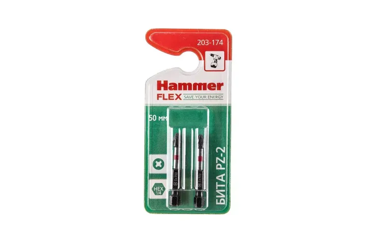 Бита HAMMER PZ2 50мм (2шт) купить в Урае