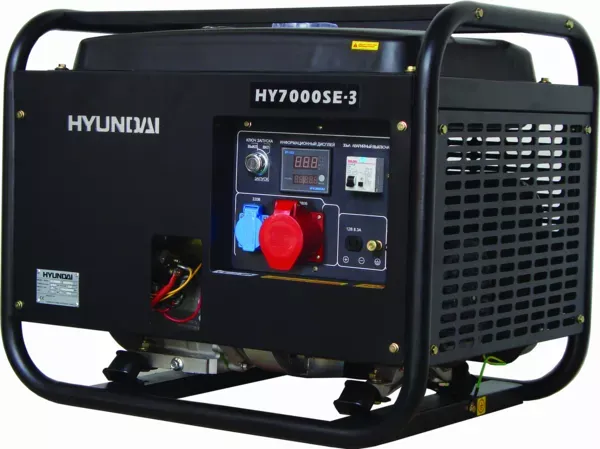 Бензогенератор Hyundai HY 7000SE-3 + колеса купить в Урае
