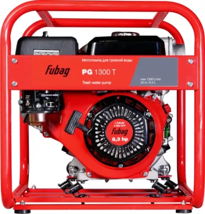 Мотопомпа Fubag PG 1300 T для сильнозагрязненной воды купить в Урае