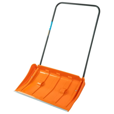 Движок для уборки снега пластиковый, 795х435х1280 мм, стальная рукоятка, усиленный, Сибртех 61669 купить в Урае