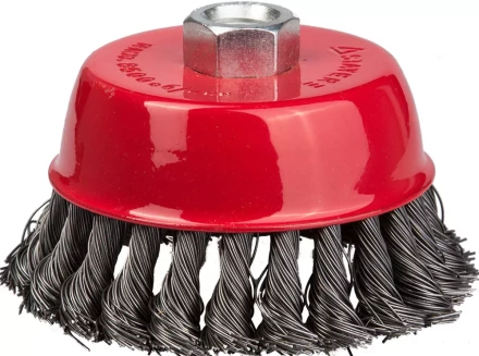 STAYER &quot;PROFESSIONAL&quot;. Щетка чашечная для УШМ, жгутированная стальная проволока 0,5мм, 80ммхМ14 35128-080_z01 купить в Урае