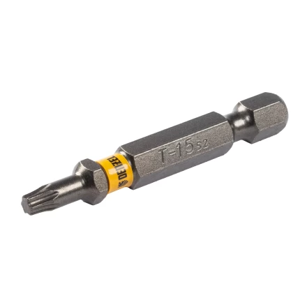 Бита TX 15х50, сталь S2, шестигранный профиль, 10 шт. Е 6,3 Denzel 11668 купить в Урае