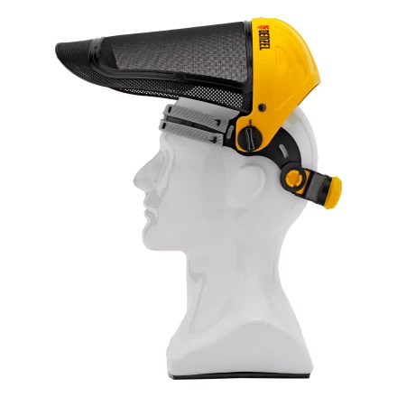 Щиток защитный лицевой с сеткой Denzel &quot;СВОНА&quot; НС-01 &quot;ЛЮКС&quot;, плавная регулировка храповик, 89196 купить в Урае