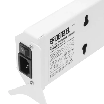 Конвектор электрический плинтусный Denzel ATRIC-300, 230 В, 300 Вт, ТЭН 98133 купить в Урае