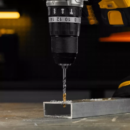 Сверло спиральное по металлу Denzel 5 x 86 мм, Р6М5, Golden Tip, 718233 купить в Урае