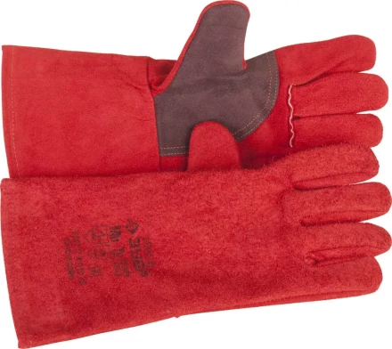 Термостойкие краги ЗУБР &quot;МАСТЕР&quot; для сварки и тяжелых механических работ, спилковые, с подкладкой, 350мм 11334-XL купить в Урае