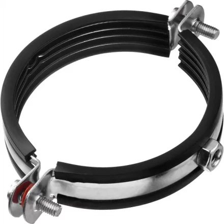 Хомут трубный с гайкой, оцинкованный, 3&quot;, 6шт, ЗУБР Мастер 37850-87-94 37850-87-94 купить в Урае