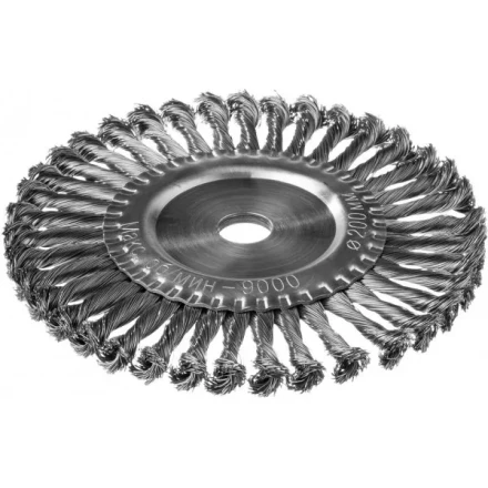 DEXX. Щетка дисковая для УШМ, жгутированная стальная проволока 0,5мм, 200ммх22мм 35100-200 купить в Урае