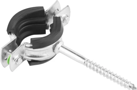 ЗУБР. Хомут трубный оцинкованный, с шурупом, 3/4&quot;, 1шт 37854-25-29-1 купить в Урае