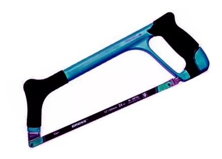 Ножовка по металлу GROSS PIRANHA 300 мм трехкомпонентная металлопластиковая рамка 77602 купить в Урае