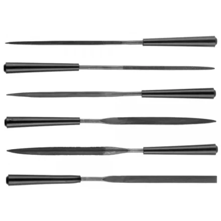 Набор STAYER &quot;MASTER&quot; Надфили, ручка из ПВХ, 100мм, 6шт 1603-10-H6_z01 купить в Урае