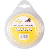 Леска для триммера квадратная, 1,3мм х 15м Denzel Россия 96151